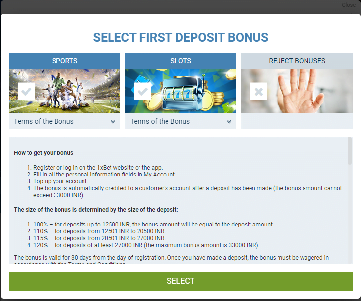 deposit first step