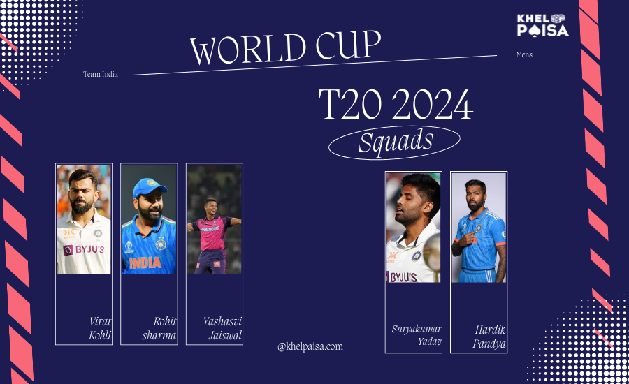 India T20 World Cup Squad 2024 Players List are Announced ?