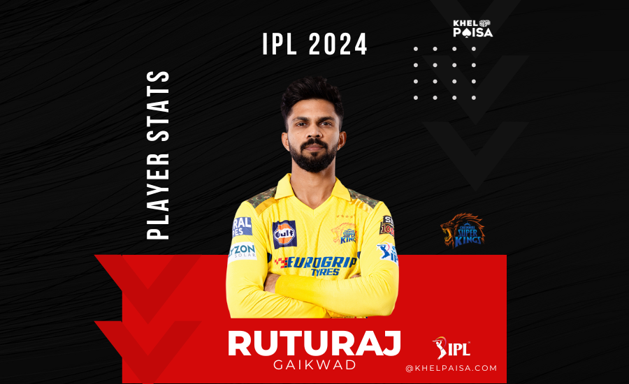 Ruturaj Gaikwad IPL Stats for his rungetter in 2024