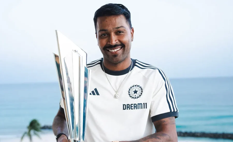 The first Indian to be regarded as the top T20I all-around player Hardik Pandya.