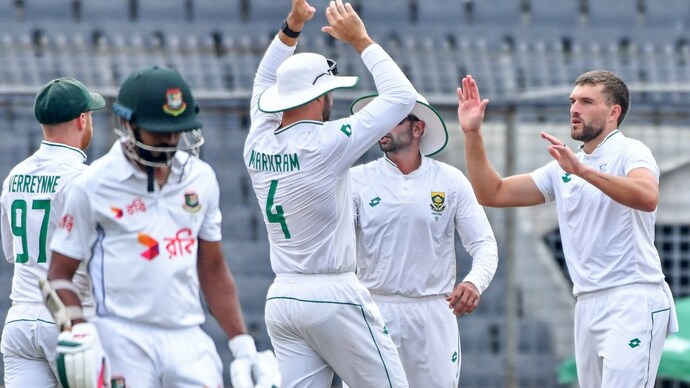 Bangladesh’s retaliation puts them back in the running against South Africa.